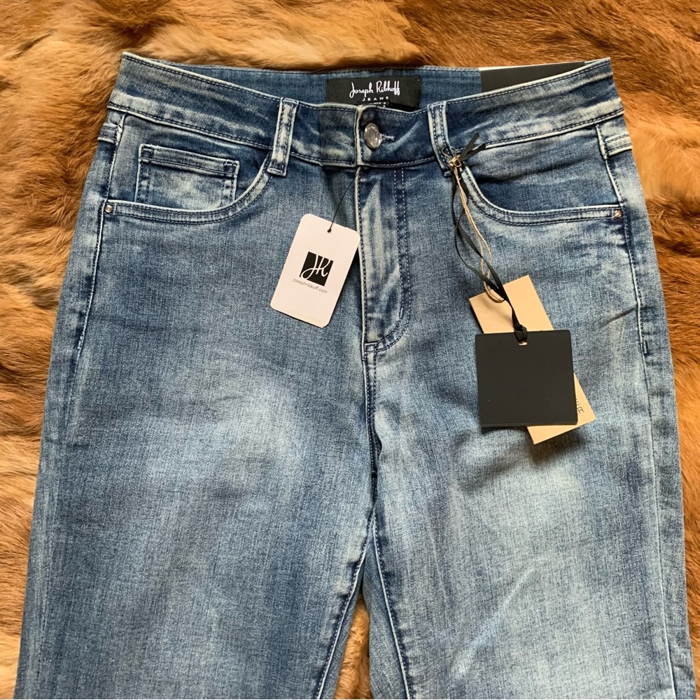 Joseph Ribkoff pantacourt ajusté slim crop jeans size 6 - Picture 3 of 10